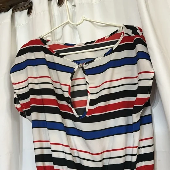 Divided/ H&M only used once size 4 mini dress red white and blue - Picture 4 of 6